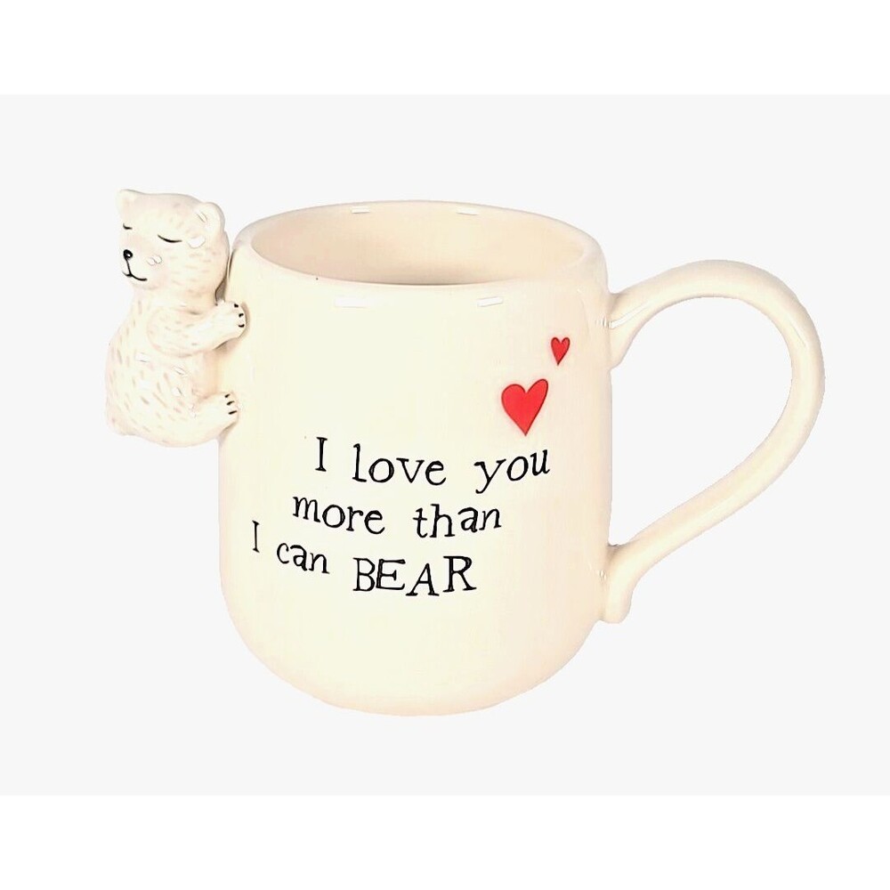 Our Name is Mud "I Love you More Than I Can BEAR" Mug - New